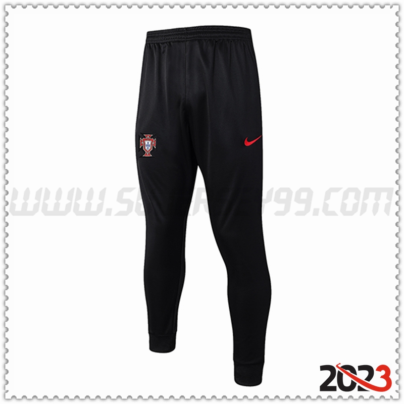 Pantalones Entrenamiento Portugal Negro 2023 2024