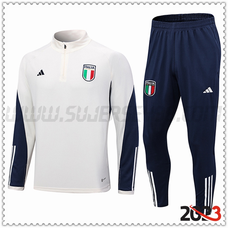 Chandal Futbol Italia Blanco 2023 2024