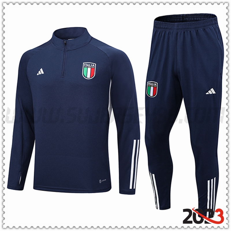 Chandal Futbol Italia Azul Marino 2023 2024