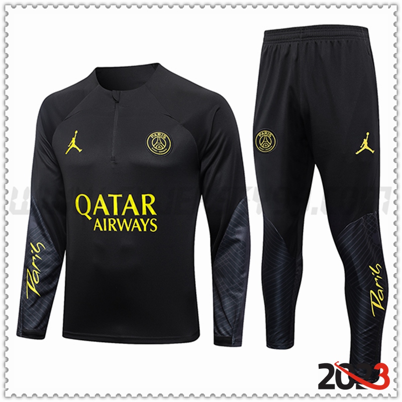 Chandal Futbol PSG Jordan Negro 2023 2024