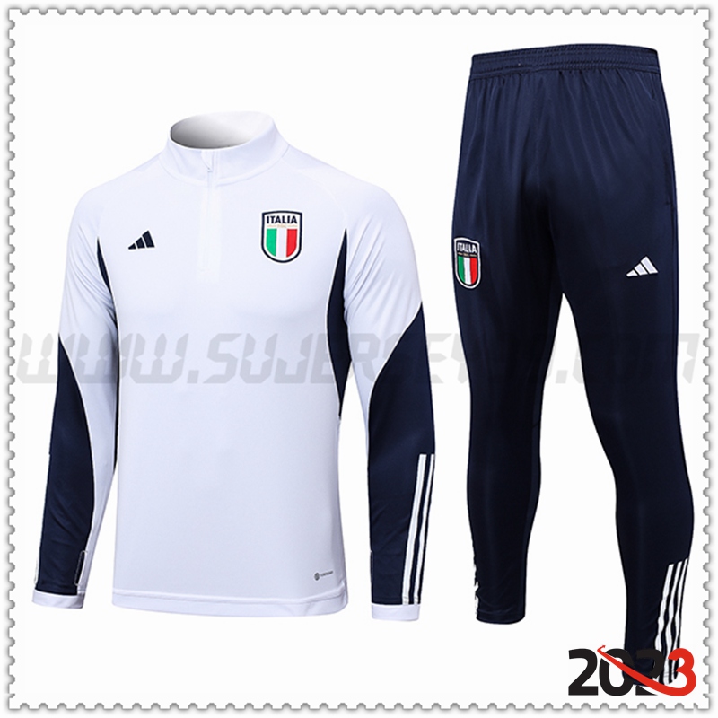 Chandal Futbol Italia Blanco 2023 2024