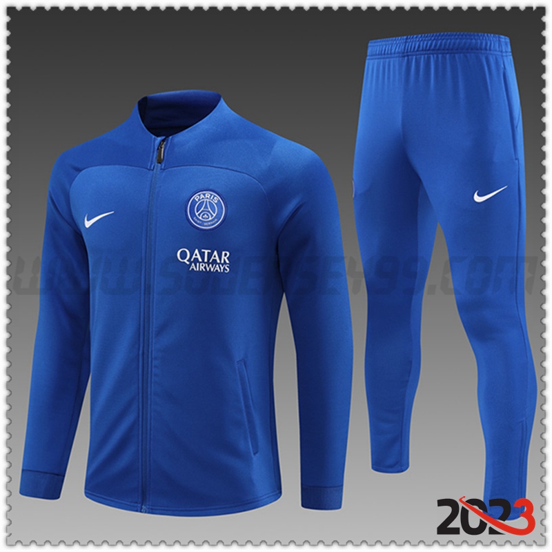 Chaqueta Chandal Futbol PSG Ninos Azul 2022/2023