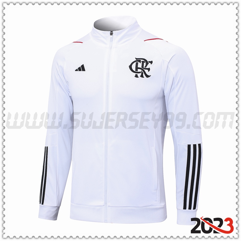 Chaqueta Futbol Flamenco Blanco 2023 2024