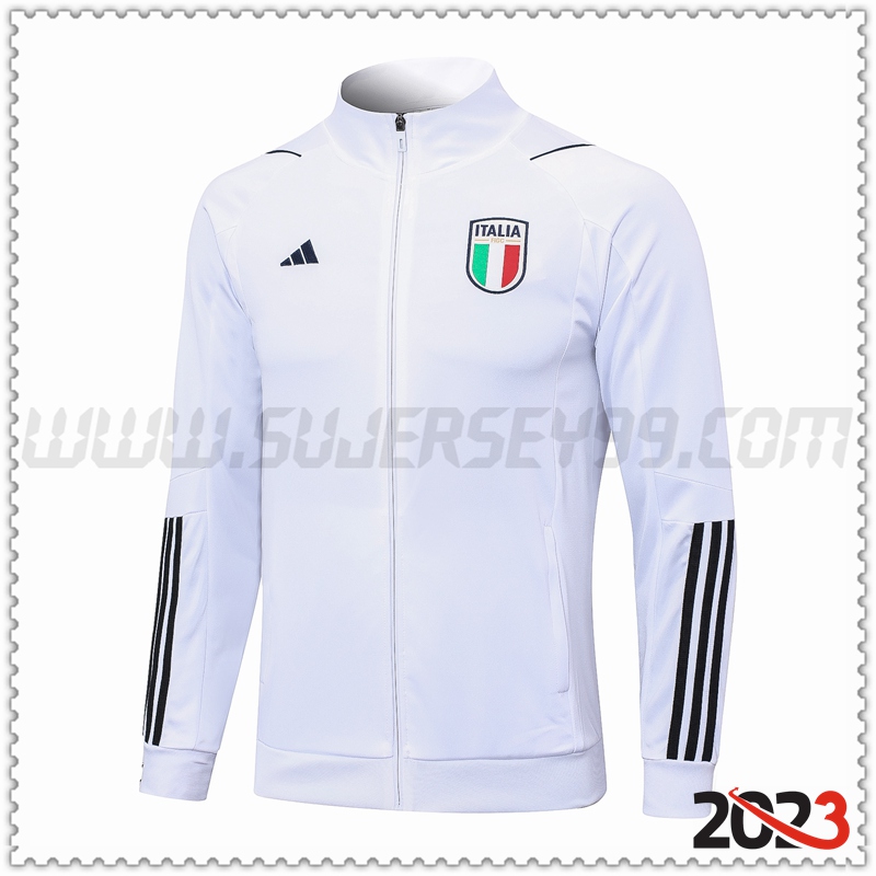 Chaqueta Futbol Italia Blanco 2023 2024
