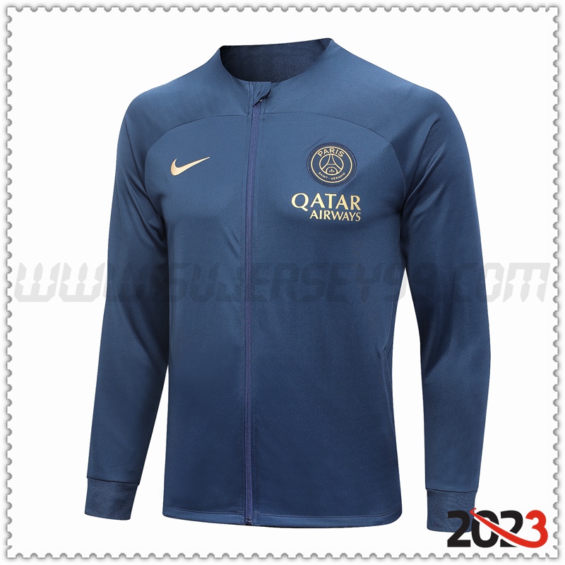 Chaqueta Futbol PSG Azul Marino 2023 2024