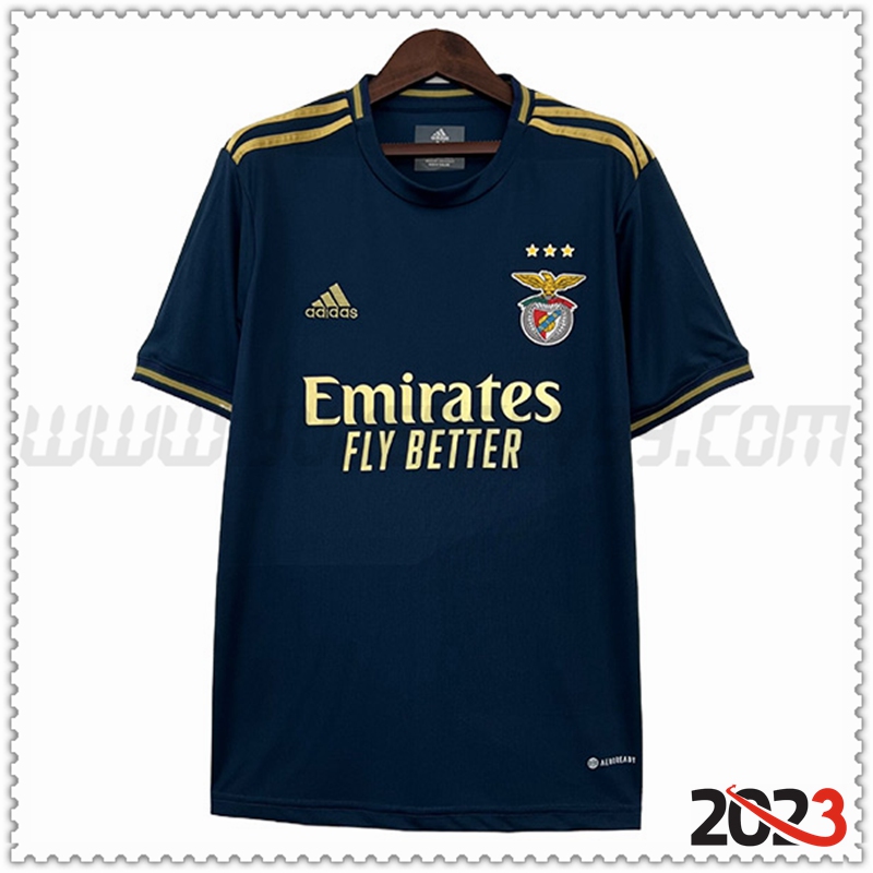 Camiseta Futbol S.L Benfica Azul Marino 2023 2024