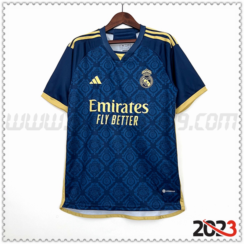 Camiseta Futbol Real Madrid Azul Edición especial 2023 2024