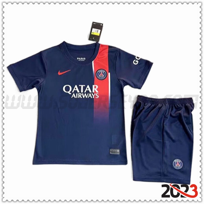 Primera Equipacion del PSG Ninos Versión filtrada 2023 2024