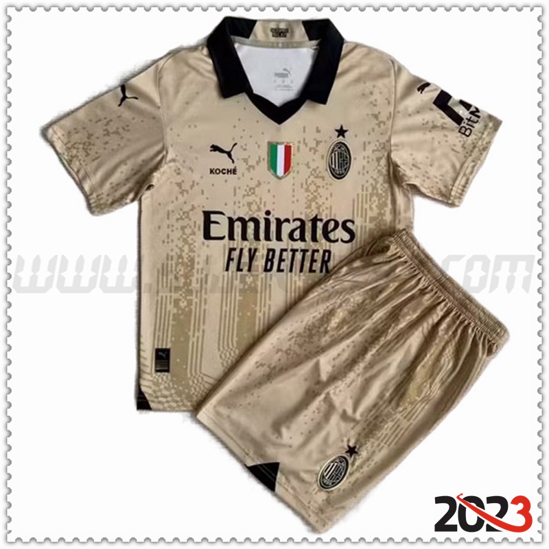 Equipacion del Portero AC Milan Ninos X KOCHE 2023 2024