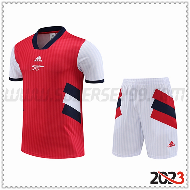 Camiseta Entrenamiento + Cortos Arsenal Rojo 2023 2024