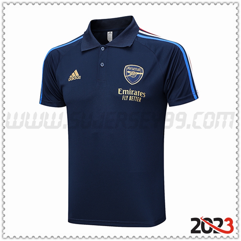 Camiseta Polo Arsenal Azul marino 2023 2024