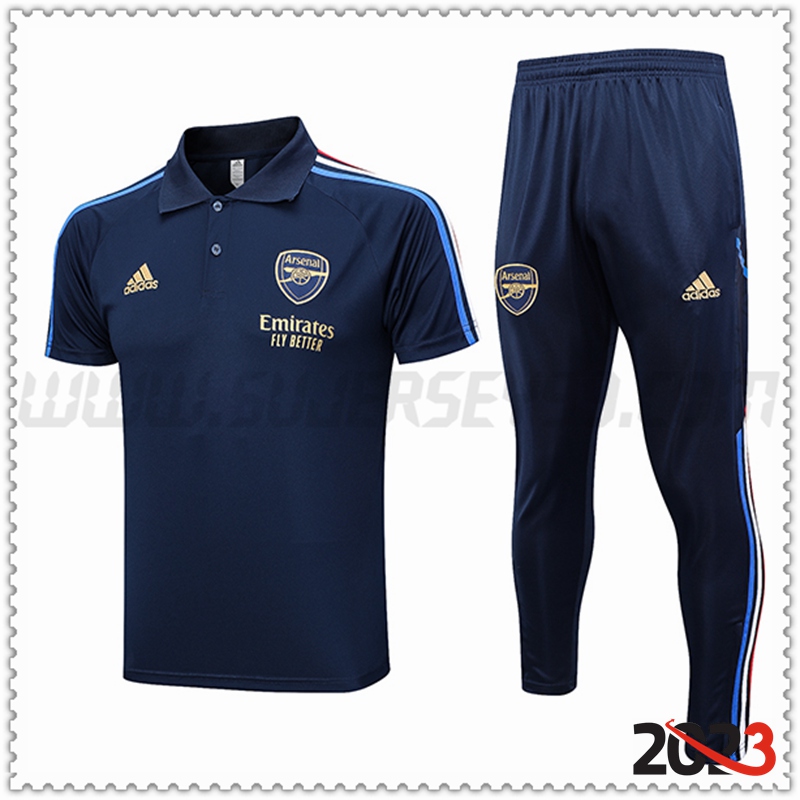 Camiseta Polo Arsenal Azul marino 2023 2024