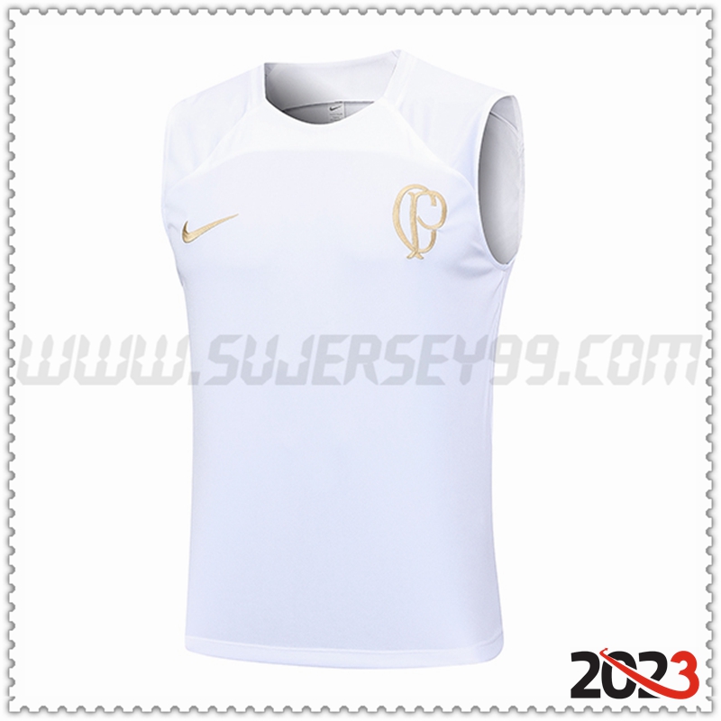 Chalecos De Futbol Corinthians Blanco 2023 2024