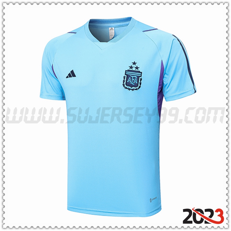 Camiseta Entrenamiento Argentina Azul Claro 2023 2024