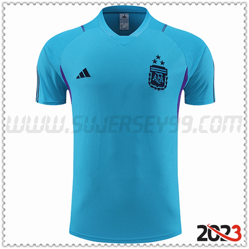 Camiseta Entrenamiento Argentina Azul Claro 2023 2024