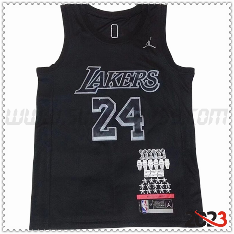 Camisetas Los Angeles Lakers (KOBE #24) 2022/23 Negro