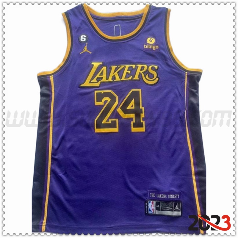 Camisetas Los Angeles Lakers (IRVING #2) 2022/23 Violeta