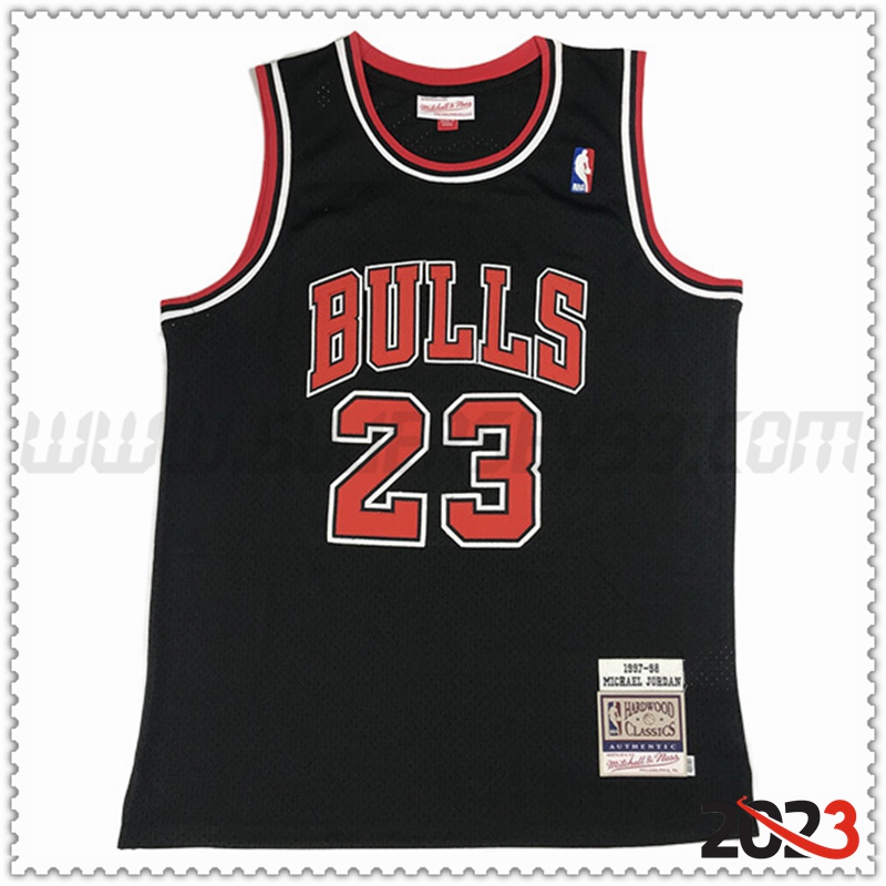 Camisetas Chicago Bulls (JORDAN #23) 2022/23 Negro