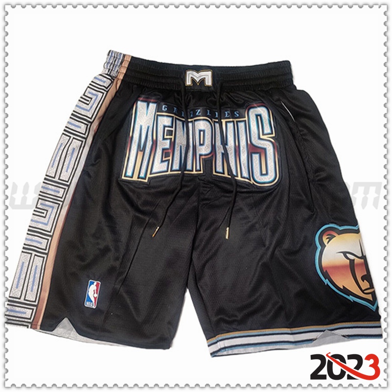 Cortos NBA Memphis Grizzlies 2023 Negro