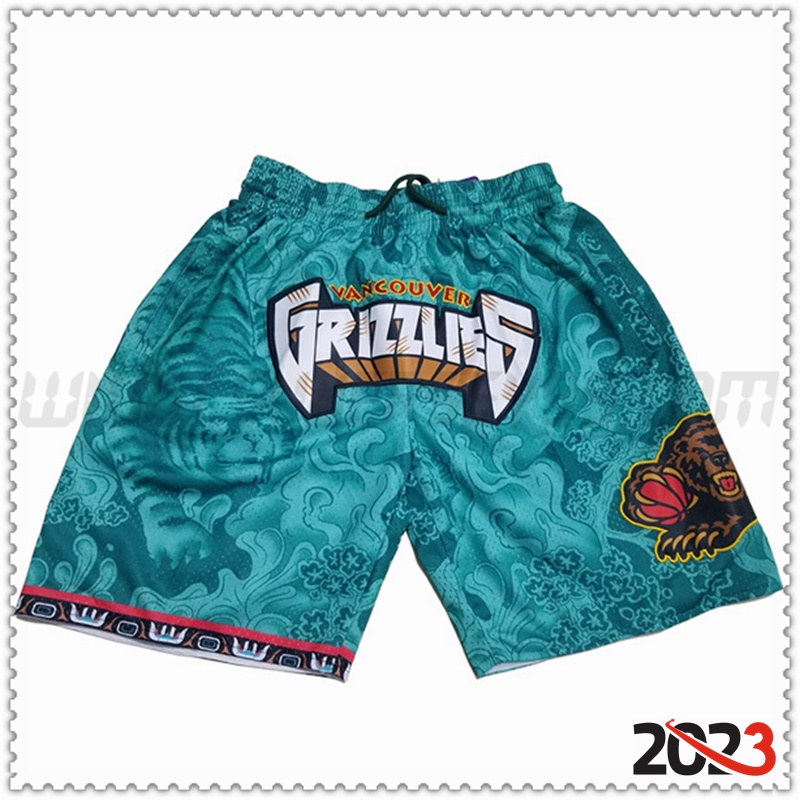 Cortos NBA Memphis Grizzlies Verde Limited Edition