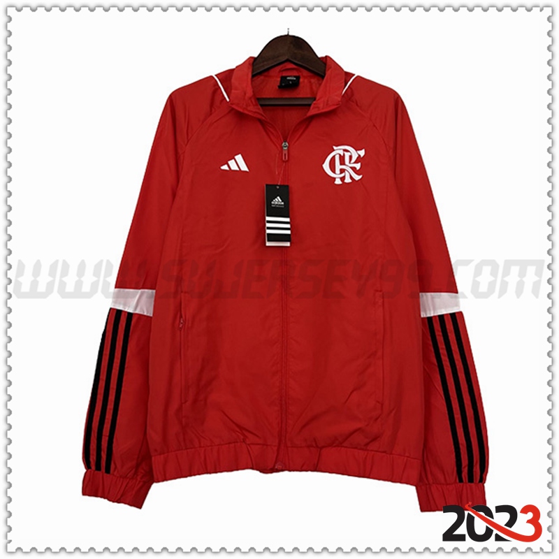 Rompevientos Flamengo Rojo 2023 2024