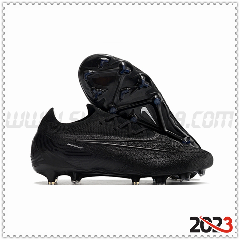 Nike Botas De Fútbol Phantom GX Low Gang Elite FG Negro -02