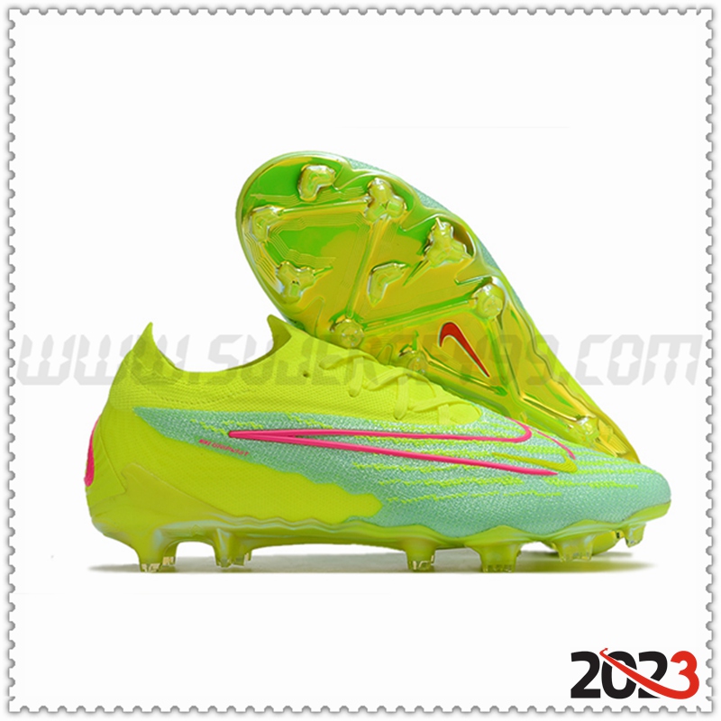 Nike Botas De Fútbol Phantom GX Low Gang Elite FG Verde