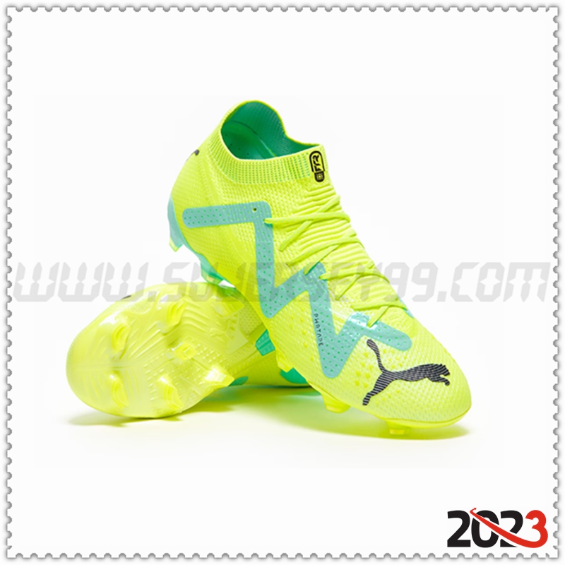 PUMA Botas De Fútbol Future Ultimate FG Verde