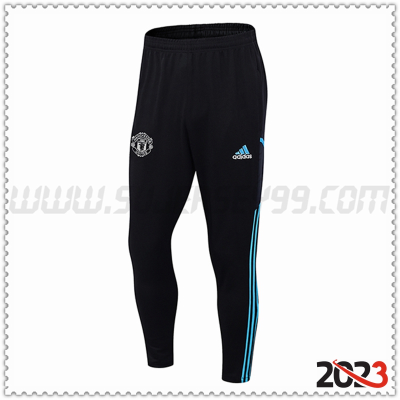 Pantalones Entrenamiento Manchester United Negro 2023 2024 -02