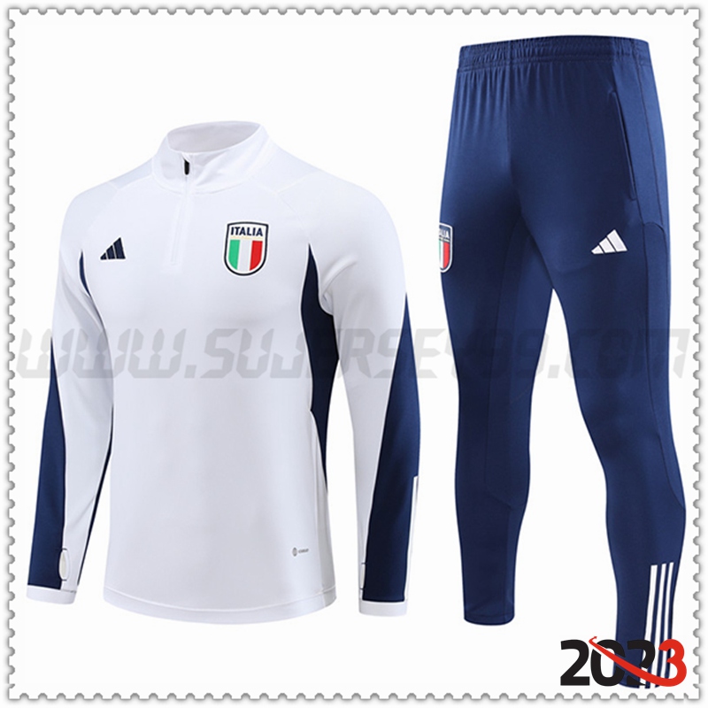 Chandal Futbol Italia Blanco 2023 2024 -02