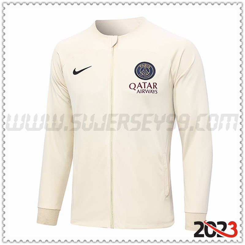 Chaquetas Futbol PSG Blanco 2023 2024 -02