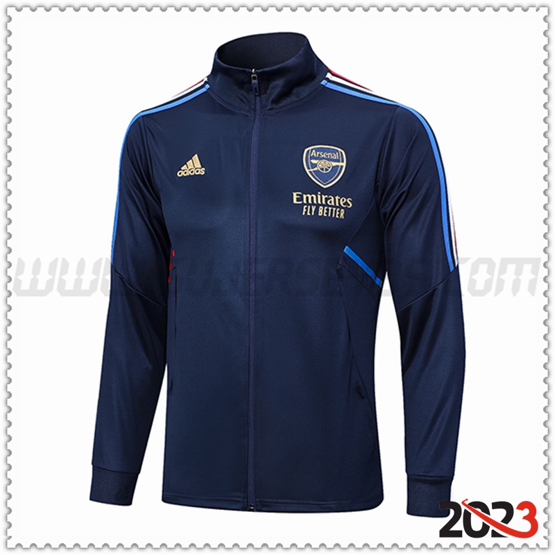 Chaquetas Futbol Arsenal Azul marino 2023 2024