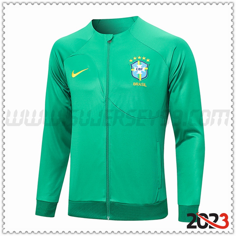 Chaquetas Futbol Brasil Verde 2023 2024