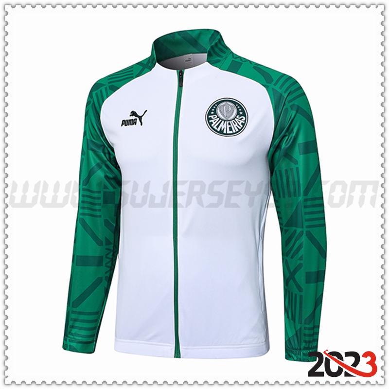 Chaquetas Futbol Palmeiras Blanco/Verde 2023 2024