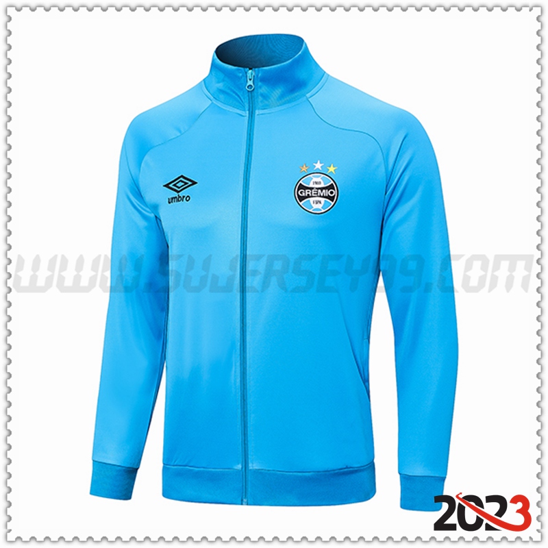 Chaquetas Futbol Gremio Azul Claro 2023 2024