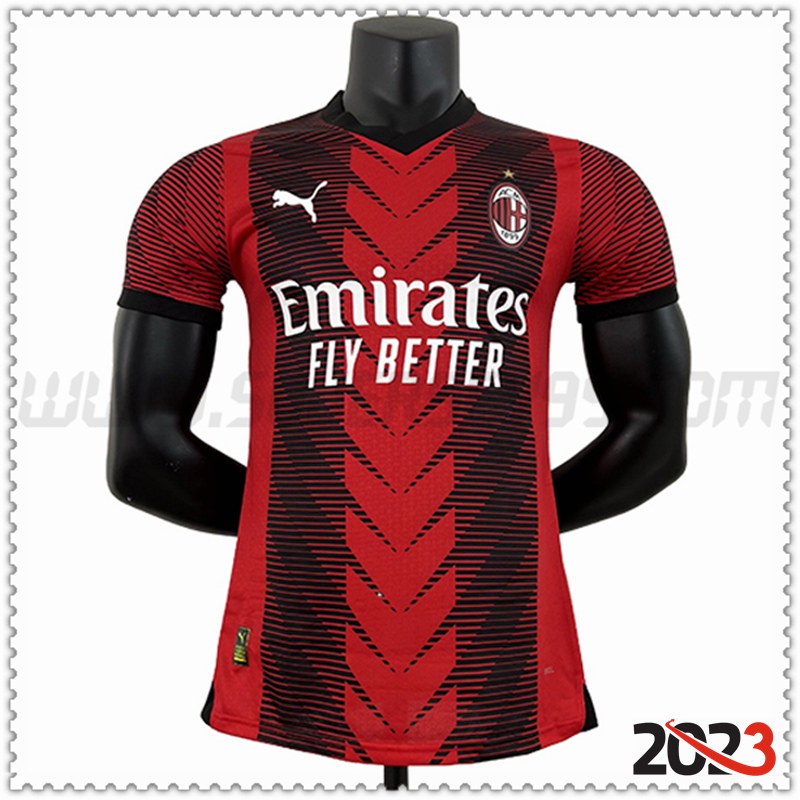 Primera Camiseta Futbol AC Milan 2023 2024