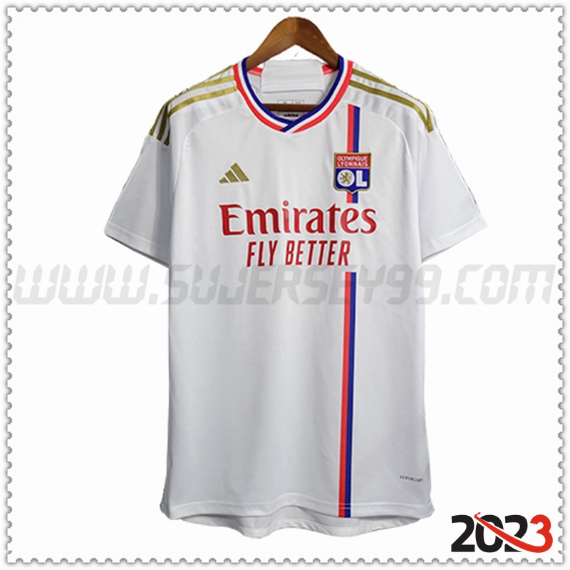 Primera Camiseta Futbol Lyon OL 2023 2024