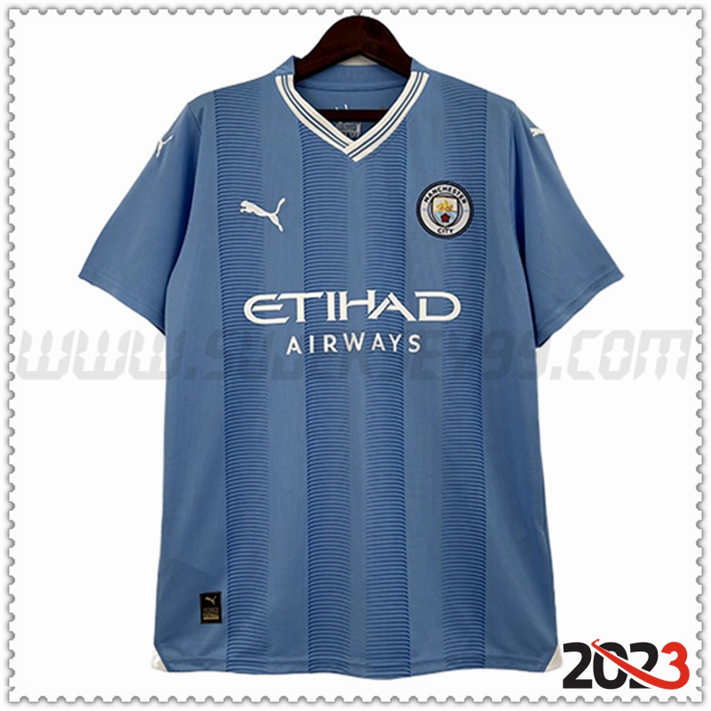 Primera Camiseta Futbol Manchester City 2023 2024