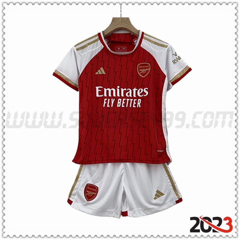 Primera Equipacion del Arsenal Ninos 2023 2024