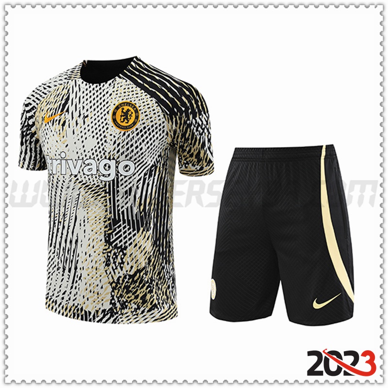 Camiseta Entrenamiento + Cortos FC Chelsea Amarillo 2023 2024