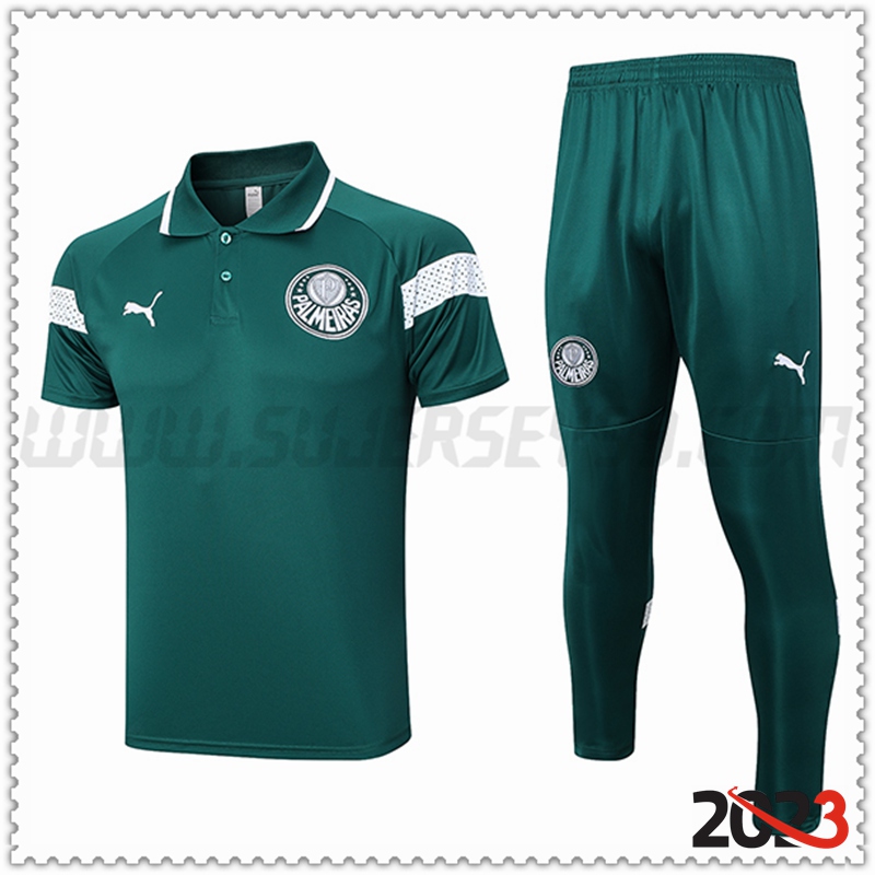 Camiseta Polo Palmeiras Verde 2023 2024