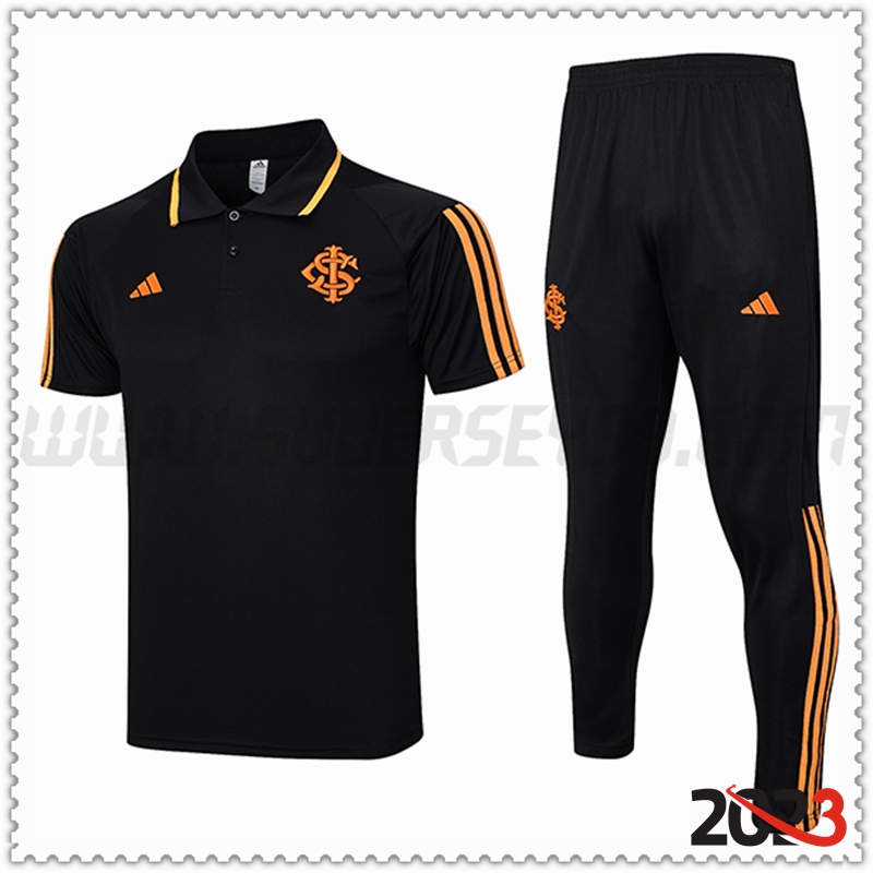 Camiseta Polo Brasil Negro 2023 2024