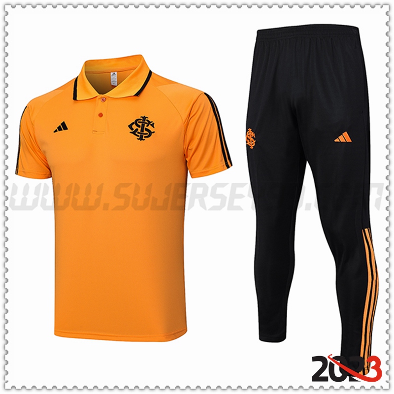 Camiseta Polo Brasil Amarillo 2023 2024