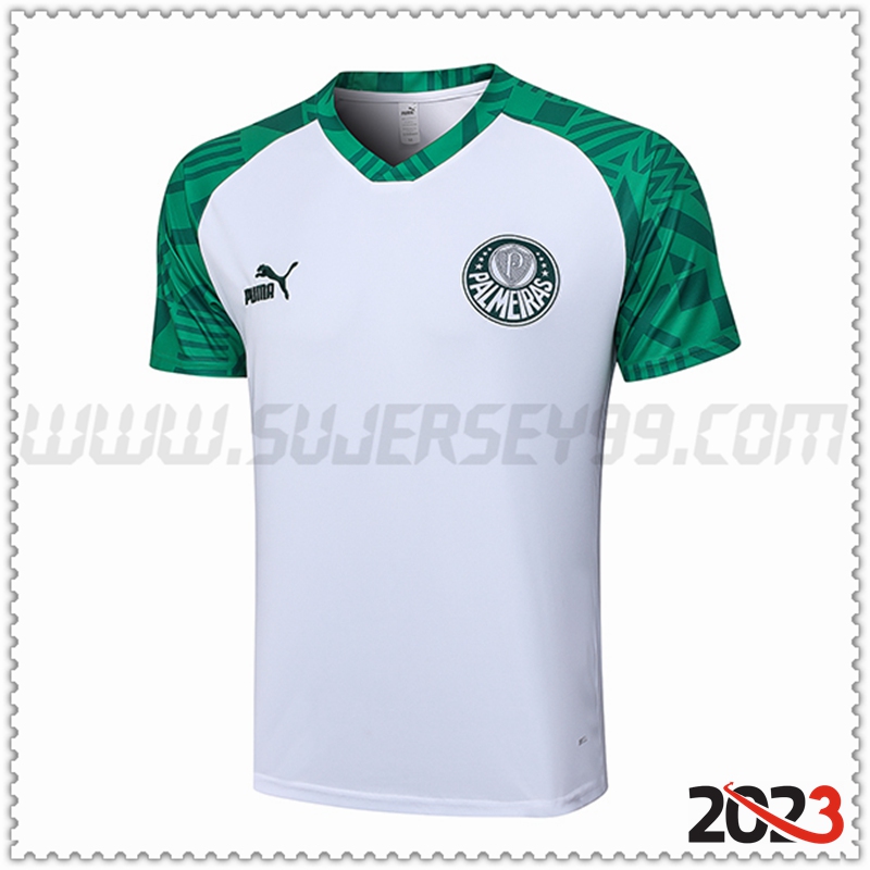 Camiseta Entrenamiento Palmeiras Blanco 2023 2024