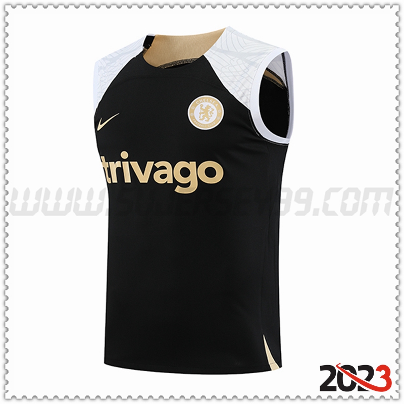 Chalecos De Futbol FC Chelsea Negro 2023 2024