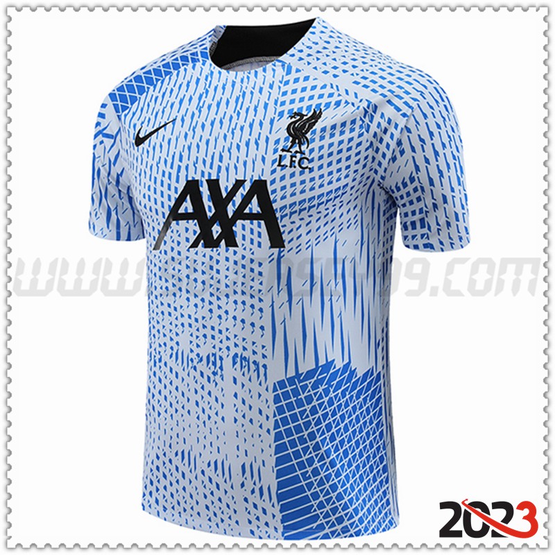 Camiseta Entrenamiento FC Liverpool Azul Claro 2023 2024