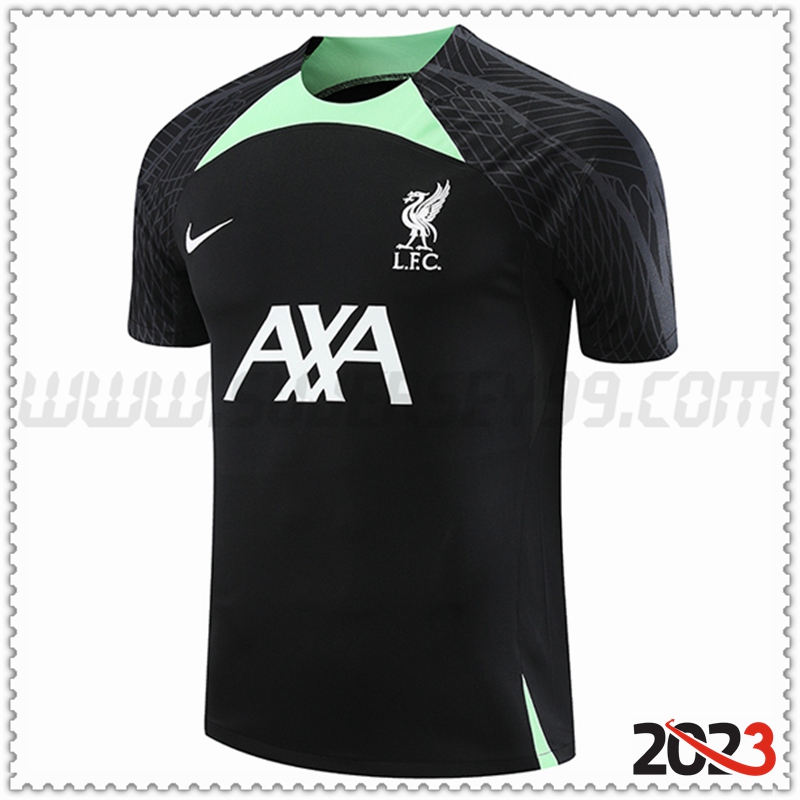 Camiseta Entrenamiento FC Liverpool Negro 2023 2024