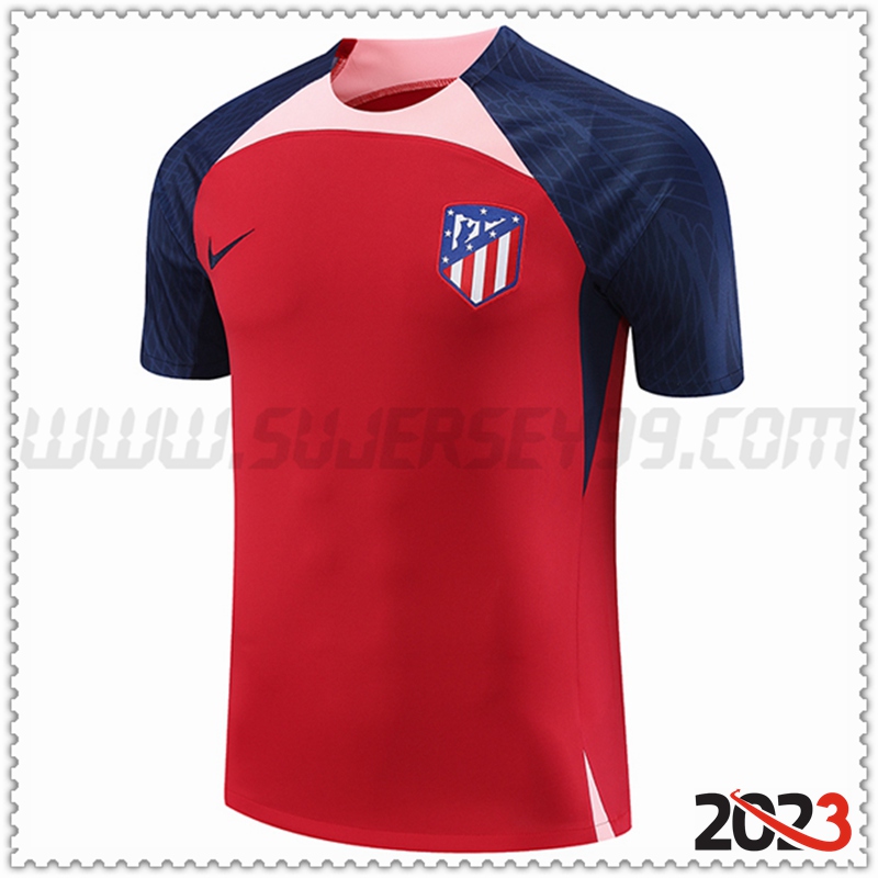 Camiseta Entrenamiento Atletico Madrid Rojo 2023 2024 -02