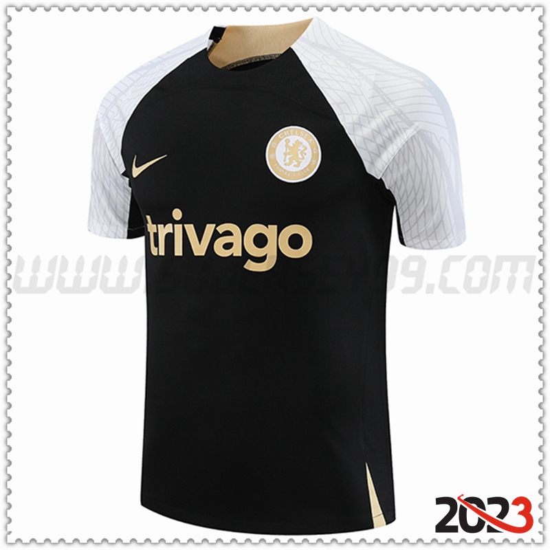 Camiseta Entrenamiento FC Chelsea Negro 2023 2024