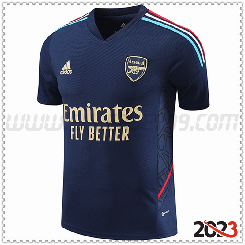 Camiseta Entrenamiento Arsenal Azul marino 2023 2024 -02